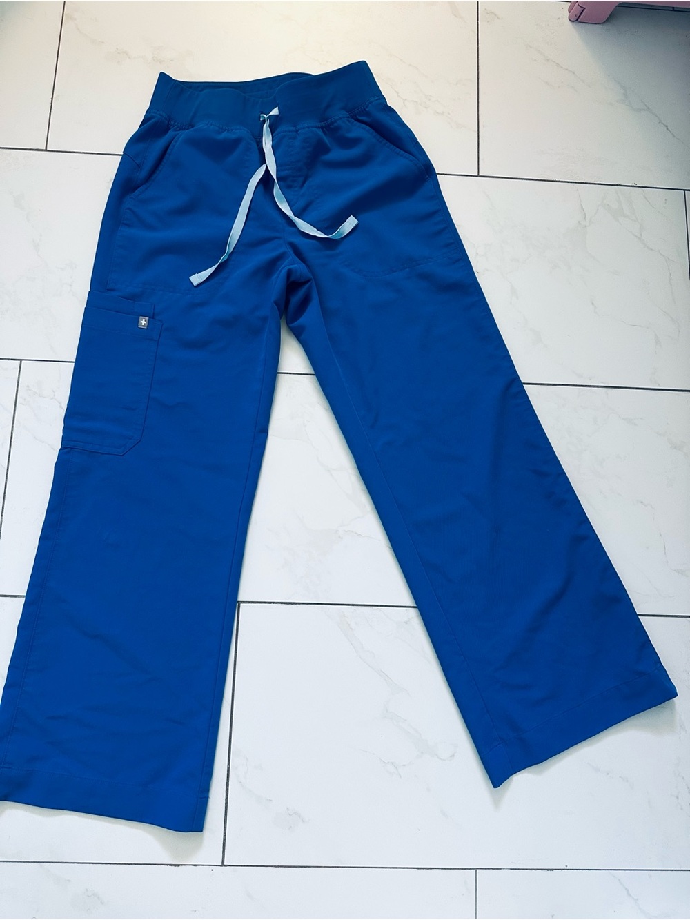 Figs Isabel high waisted wide leg scrub pants